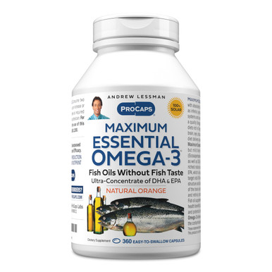 ANDREW LESSMAN ProCaps Maximum Essential Omega-3 Orange | Buy at Kiwla