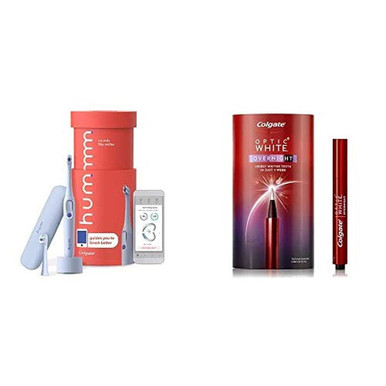 hum by Colgate Smart Electric Toothbrush Kit, Rechargeable Sonic ...