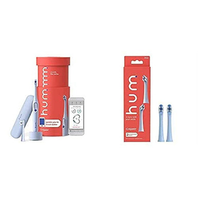 hum by Colgate Smart Electric Toothbrush Kit, Rechargeable Sonic ...