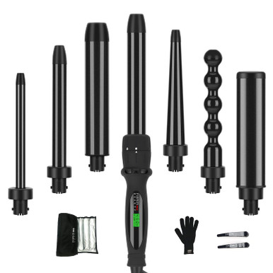 Curling Iron,PARWIN PRO BEAUTY in Curling Wand Set with