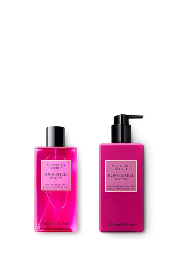 Victorias Secret Bombshell Passion Mist Lotion Set