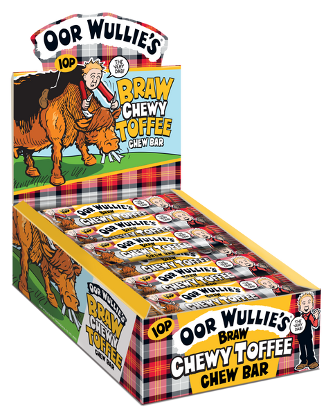 Oor Wullie Bar Chewy Toffee Chew bars - 12 x 72 x 11g (POR 37%)