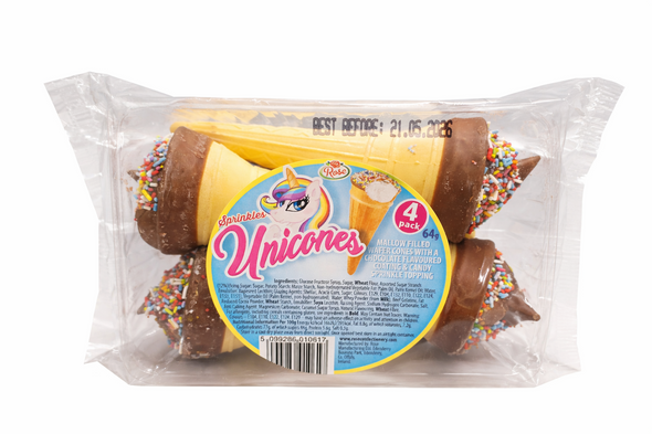 Unicones 4Pk - NO VAT 1 x 28 x 68g (POR 53%)