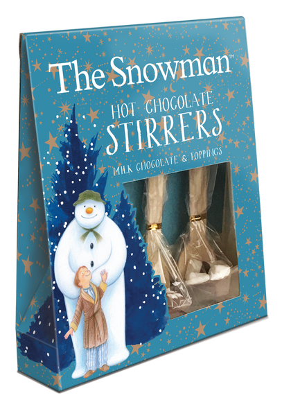 The Snowman and The Snowdog Melting Hot Chocolate Stirrers 3pk - 1 x 24 x 75g