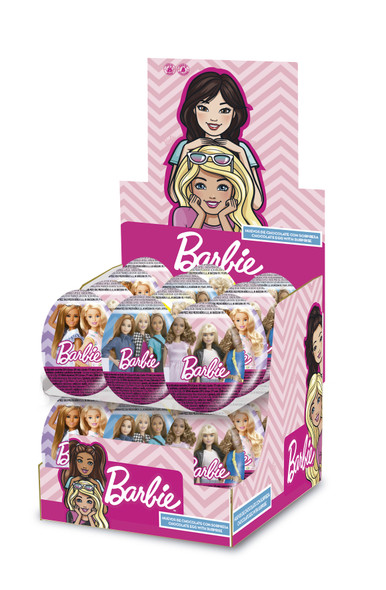 Barbie Milk Chocolate Surprise Egg - 4 x 24 x 20g