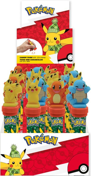 Pokemon Jelly Bean Stamper - 6 x 24 x 8g (POR 38%)