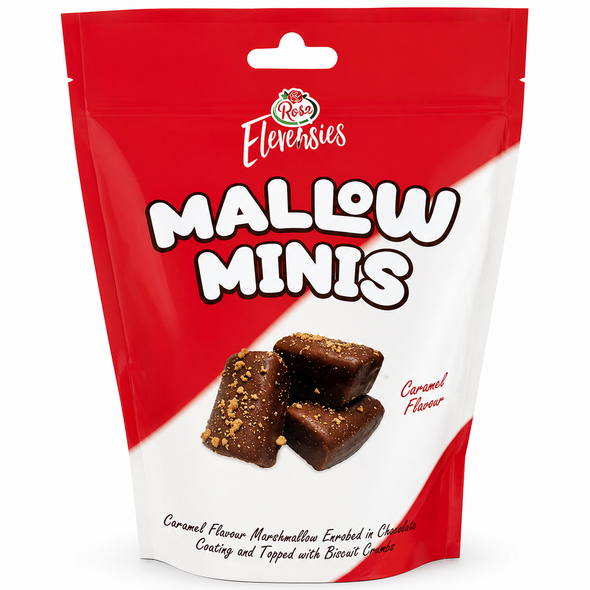 Rose Caramelised Biscuit Mallow Minis - 1 x 14 x 80g (POR 51%)