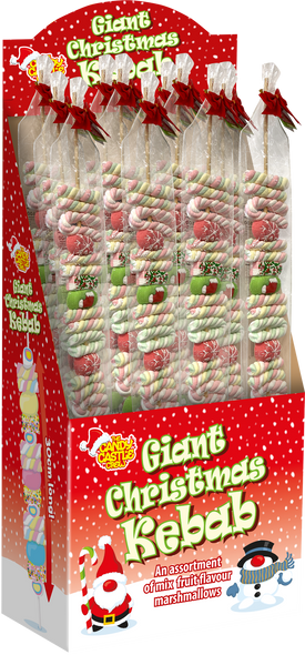 Christmas Mallow Kebab - 4 x 12 x 100g (POR 38%)