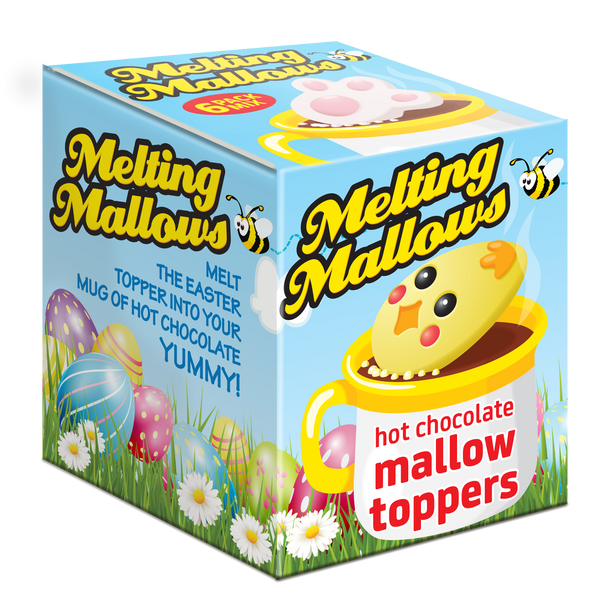 Easter Mallow Egg Toppers 6pk - 1 x 24 x 60g (POR 43%)