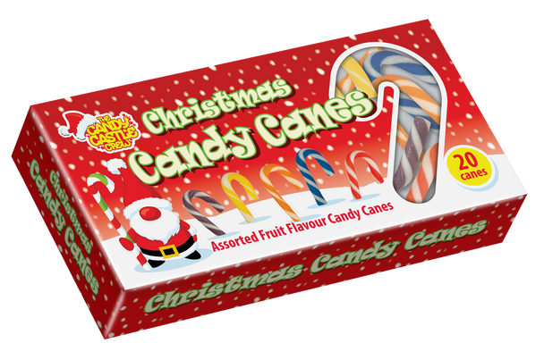 Rose Mini Candy Cane Box - 1 x 24 x 20pk