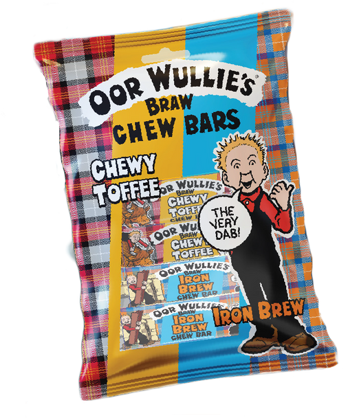 Oor Wullie Braw Chew Bar Bag - 4x12x120g (POR 34%)