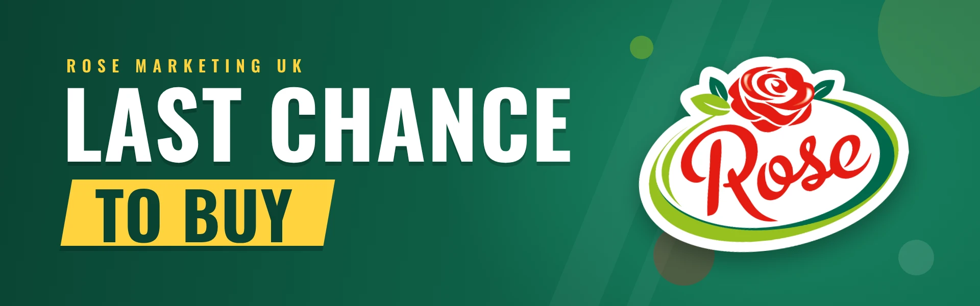 Last Chance To Buy