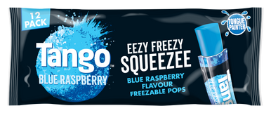 Tango Blue Squeezee Freeze Pops - 1 x 15 x (12 x 50ml) (POR 31%)