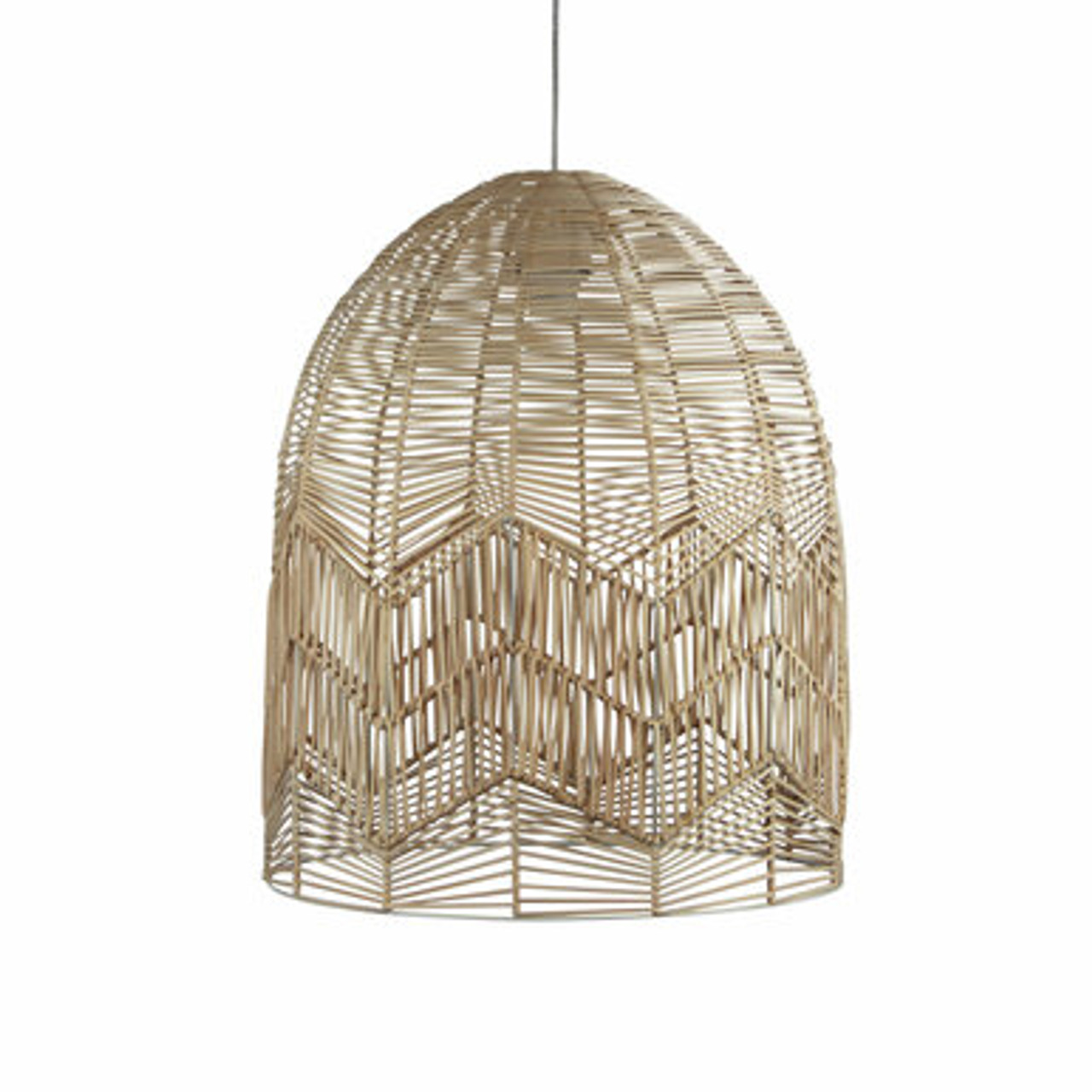 rattan pendant shade only