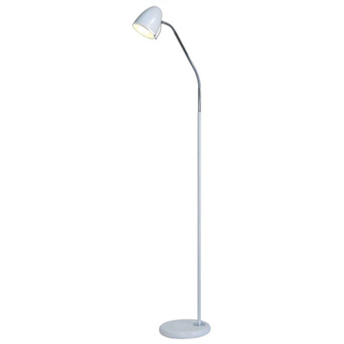 Sara 1lt Adjustable Floor Lamp White