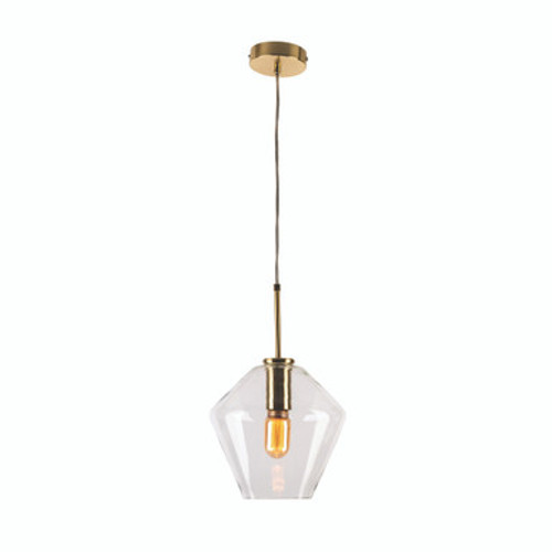 Melba Pendant Short Brushed Brass