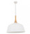 Nordic 1lt 560mm Metal Pendant - White