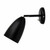 Salem Wall Light with Switch Black