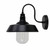 Hudson Barn Exterior Wall Light Black