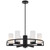 Eamon 6lt Pendant Black & Opal