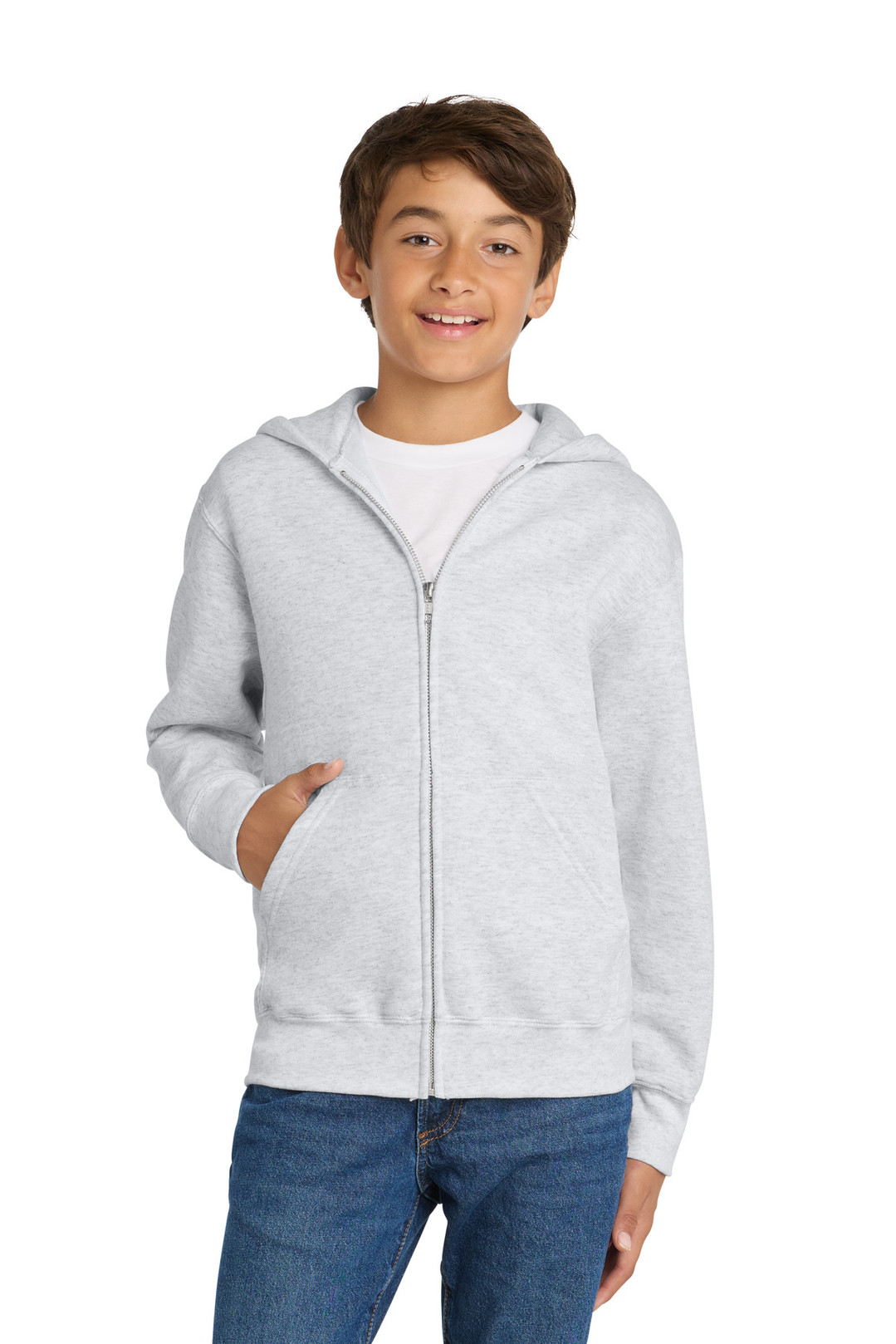 Port-&-Co-™--Youth-Core-Fleece-Full-Zip-Hooded-Sweatshirt-PC78YZH-50