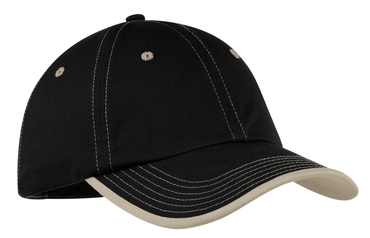 Port-Authority-®--Vintage-Washed-Contrast-Stitch-Cap.--C835-1