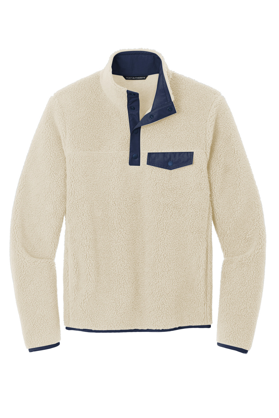 Port-Authority-®--Camp-Fleece-Snap-Pullover-F140-3