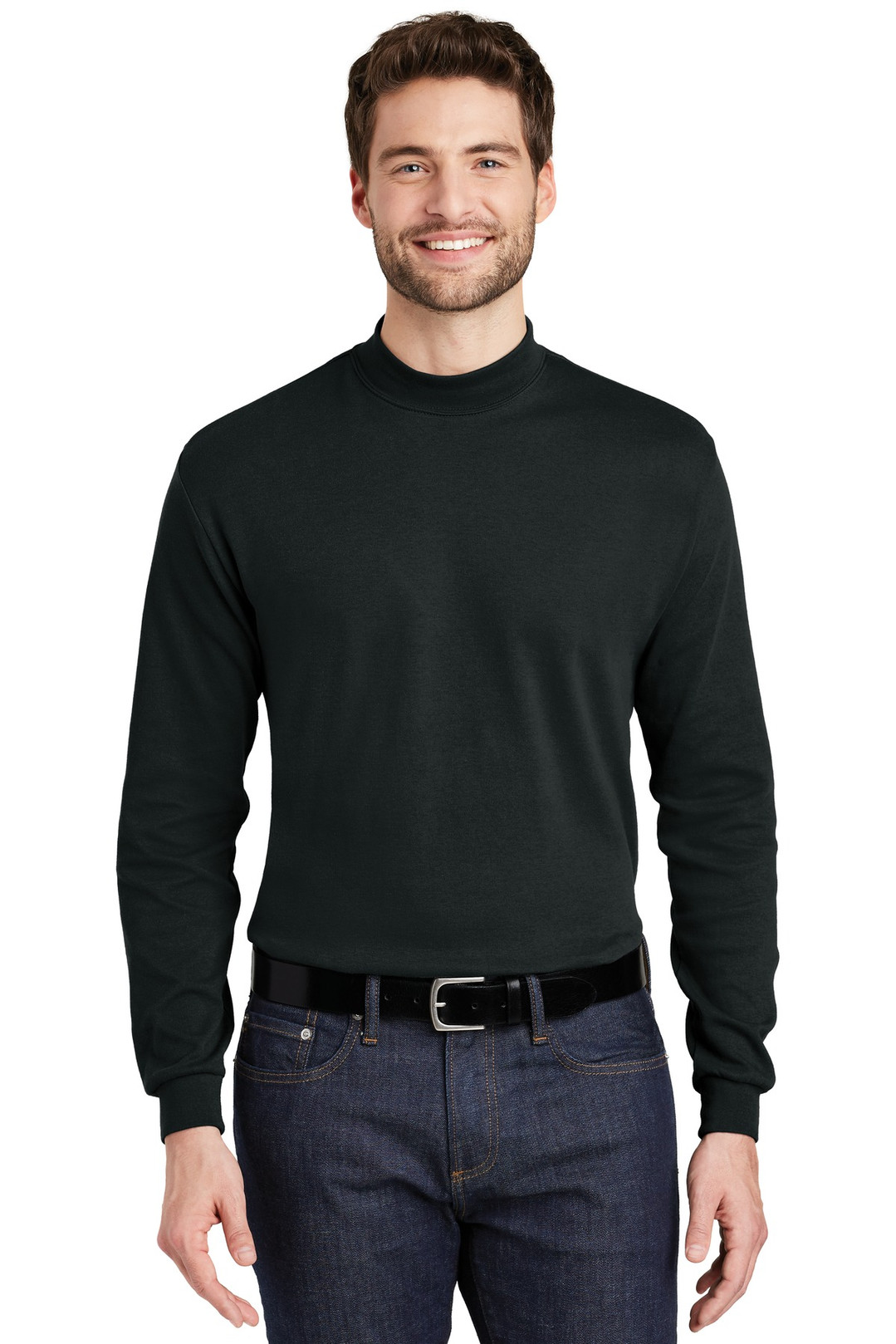 Port-Authority-®--Interlock-Knit-Mock-Turtleneck.--K321-1