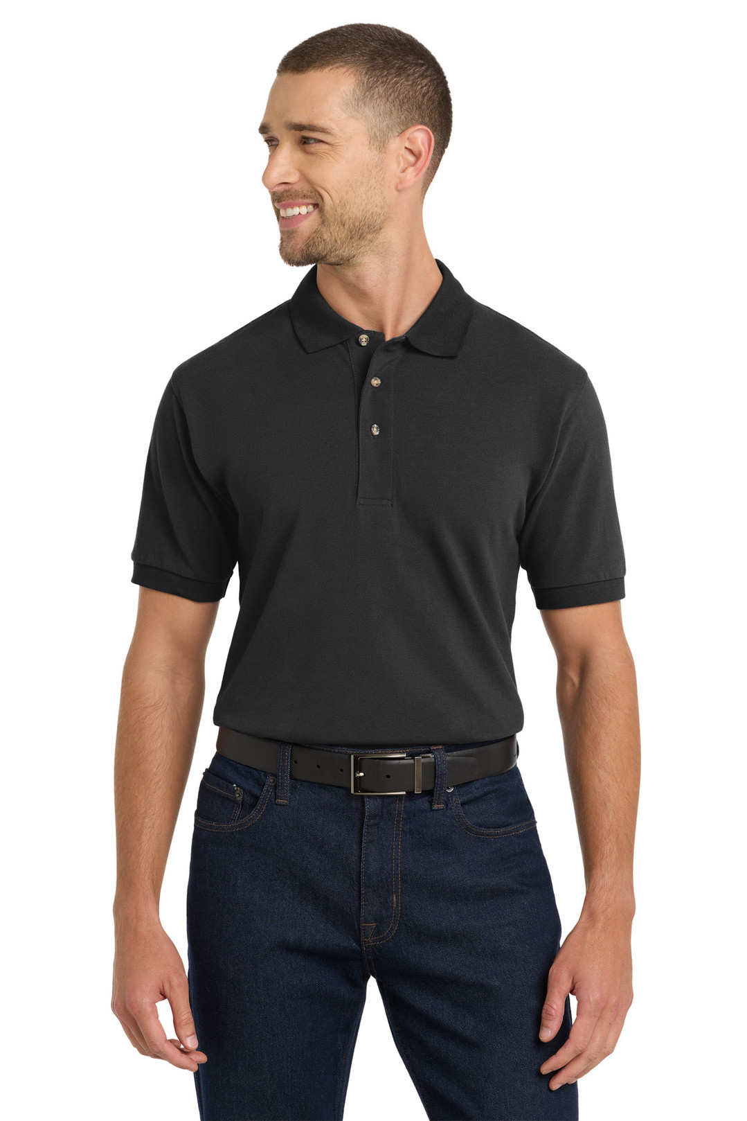 Port-Authority-®--Heavyweight-Cotton-Pique-Polo.--K420-1