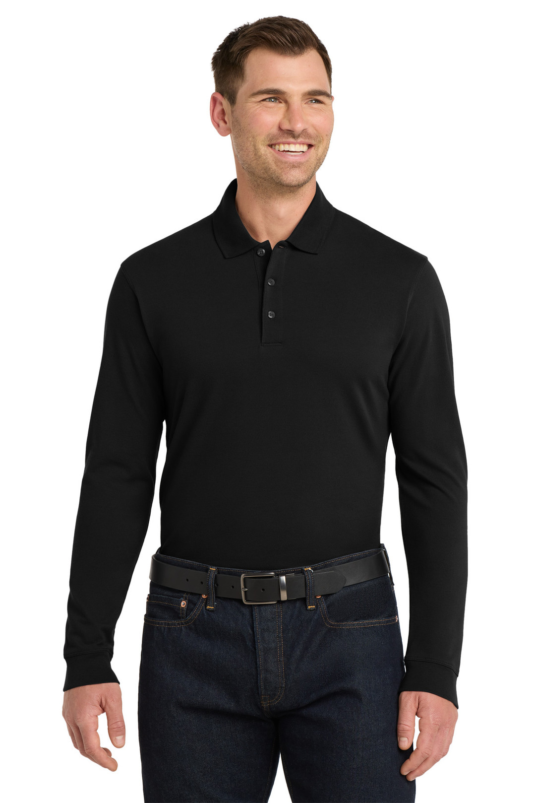 Port-Authority-®--EZCotton-®--Long-Sleeve-Polo.-K8000LS-1