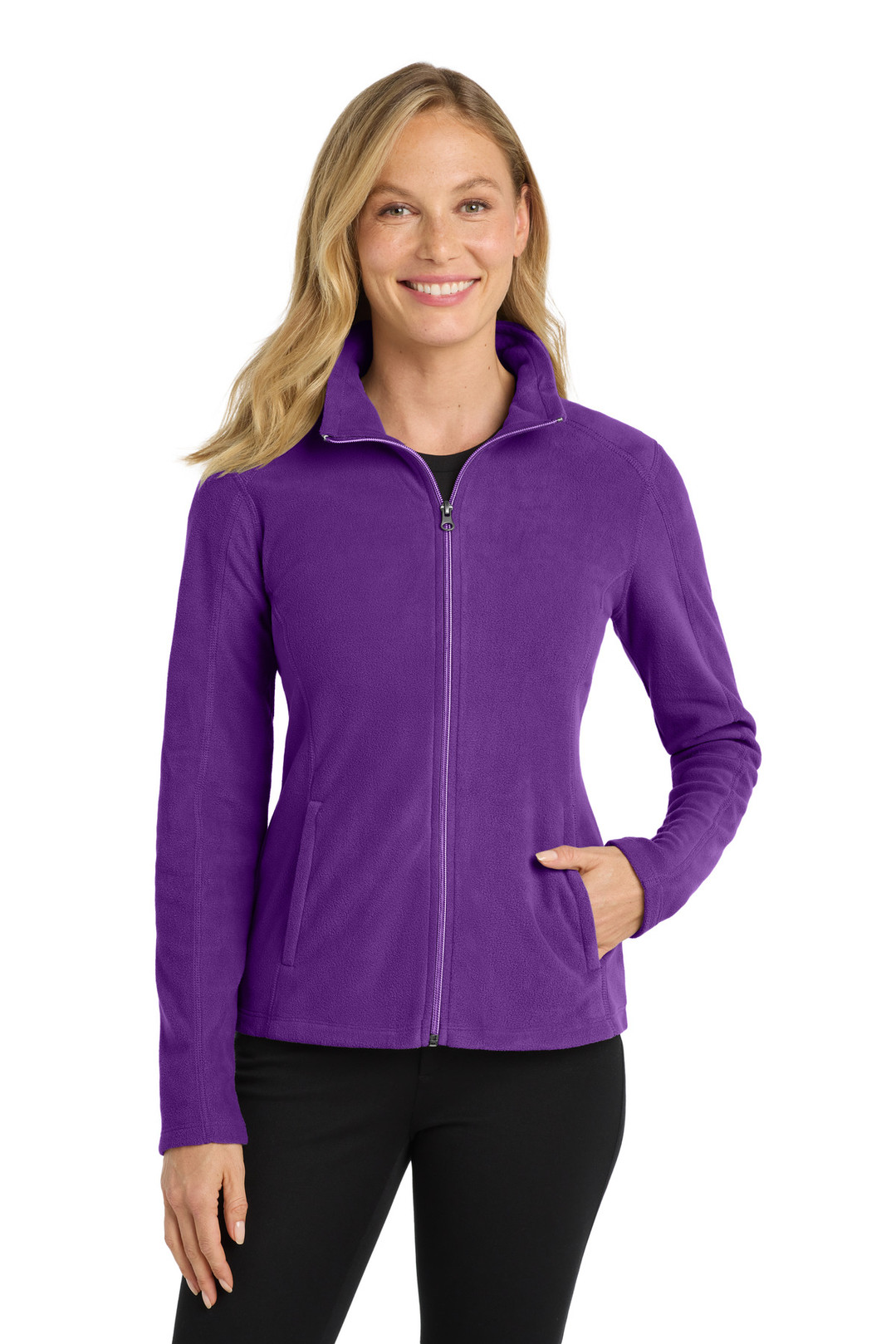 Port-Authority-®--Women's-Microfleece-Jacket.-L223-1
