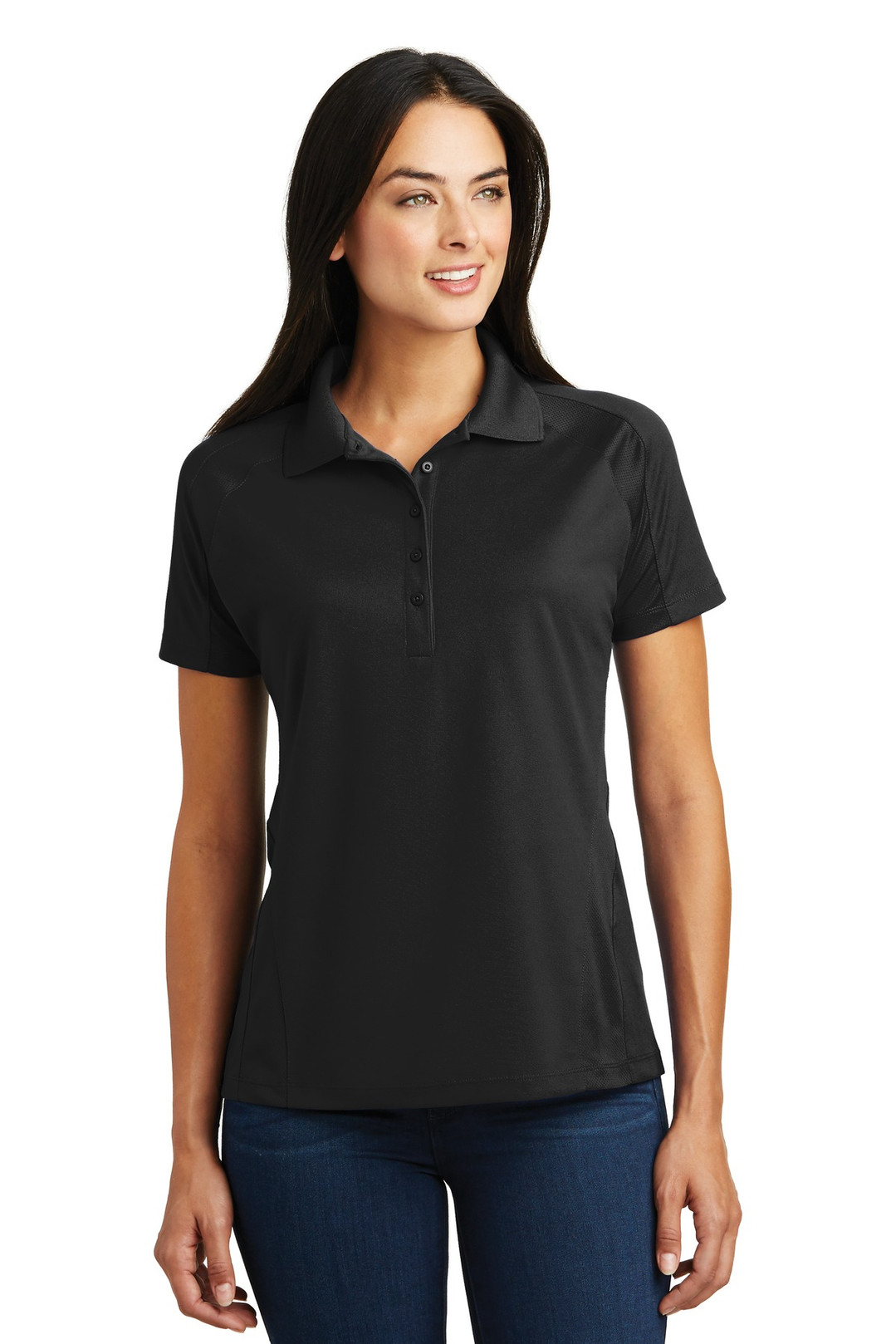 Tek-®--Women's-Dri-Mesh-®--Pro-Polo.-L474-1