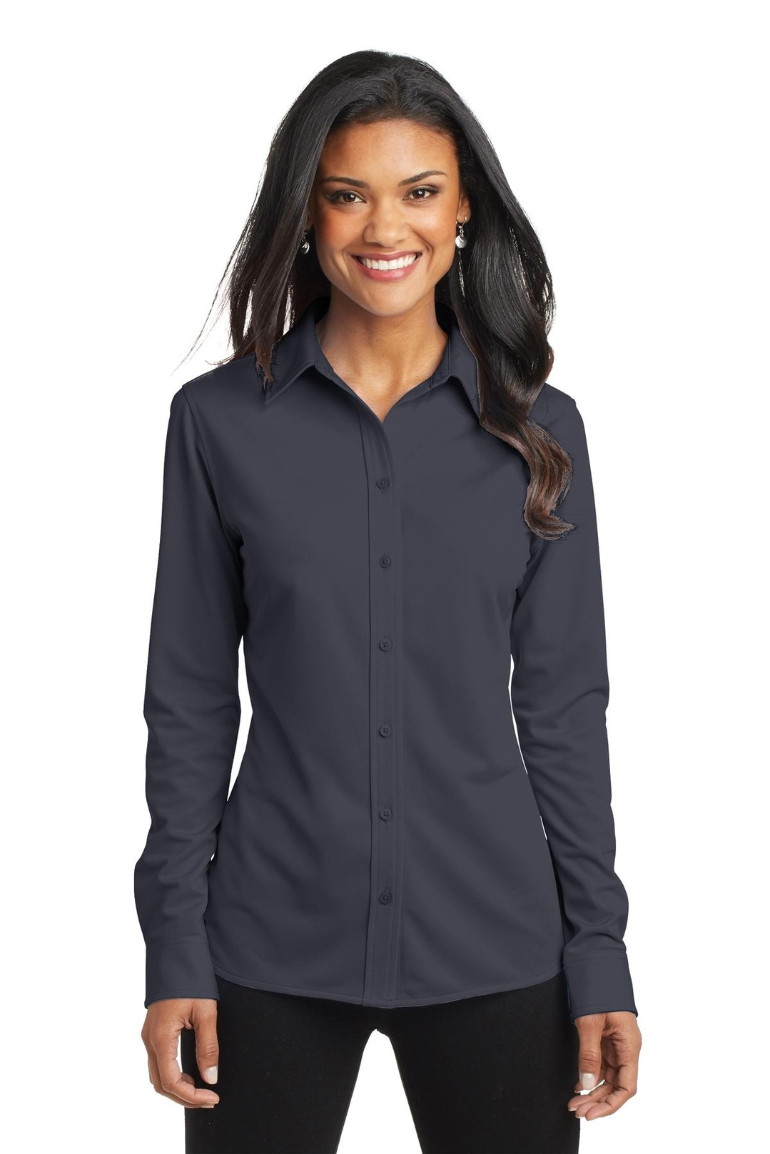 Port-Authority-®--Women's-Dimension-Knit-Dress-Shirt.-L570-1