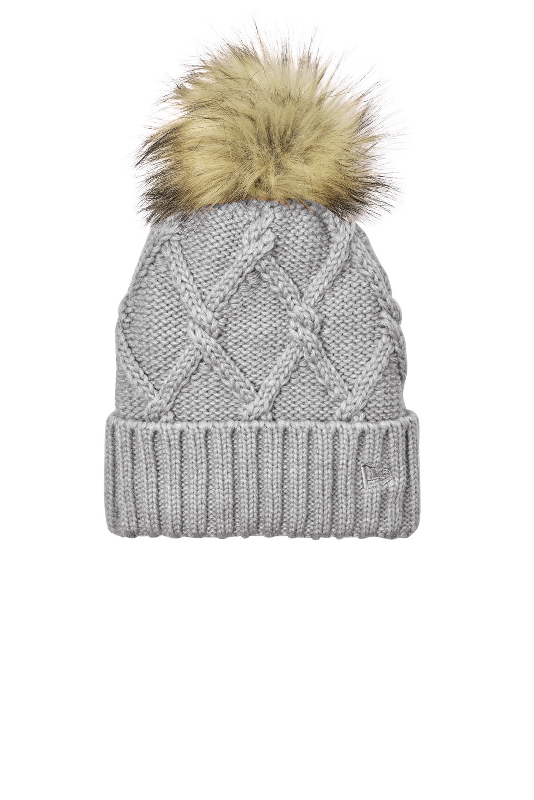 New-Era-®--Faux-Fur-Pom-Beanie-NE911-1