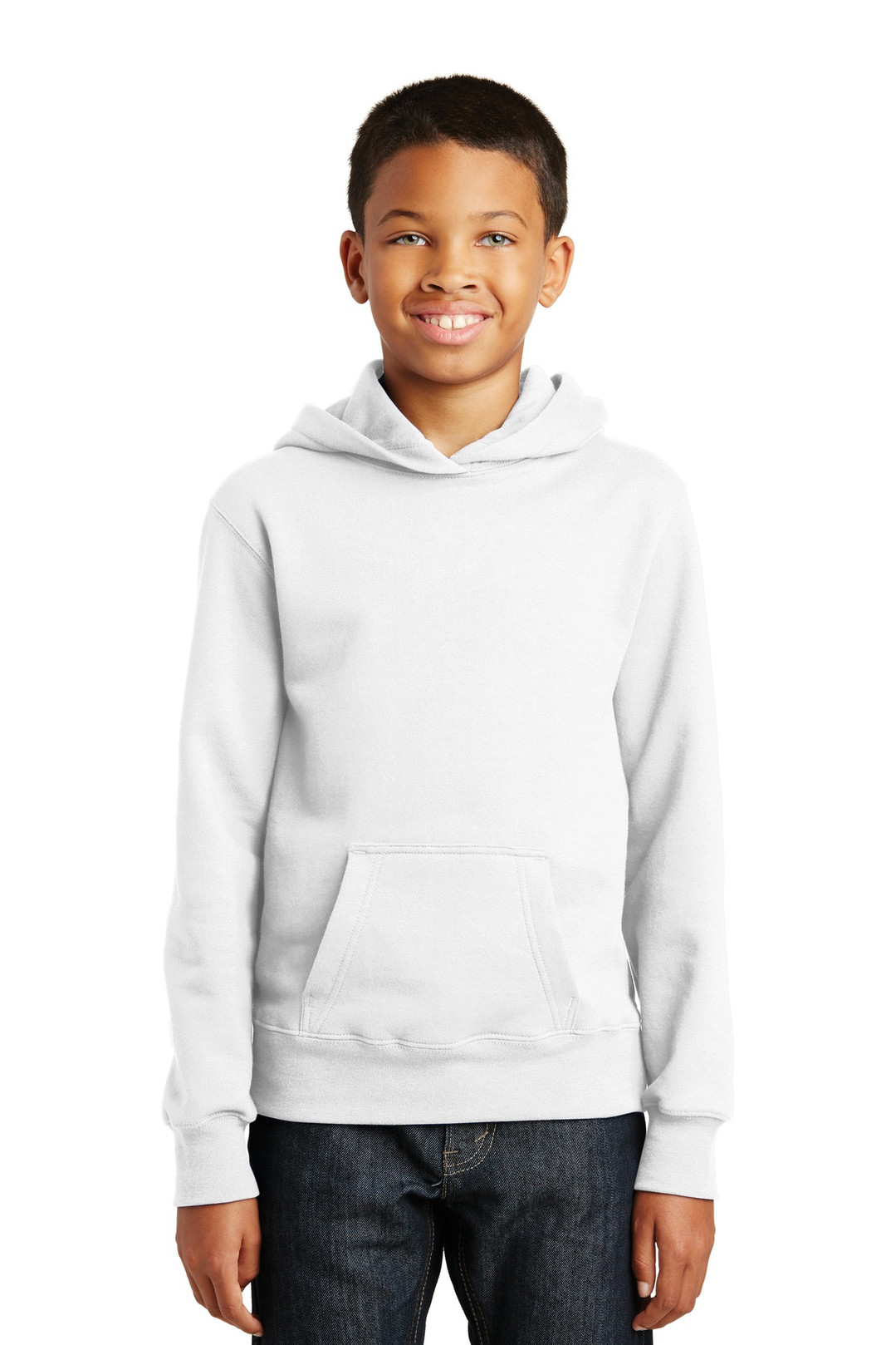 Port-&-Co---Youth-Fan-Favorite-Fleece-Pullover-Hooded-Sweatshirt.-PC850YH-1