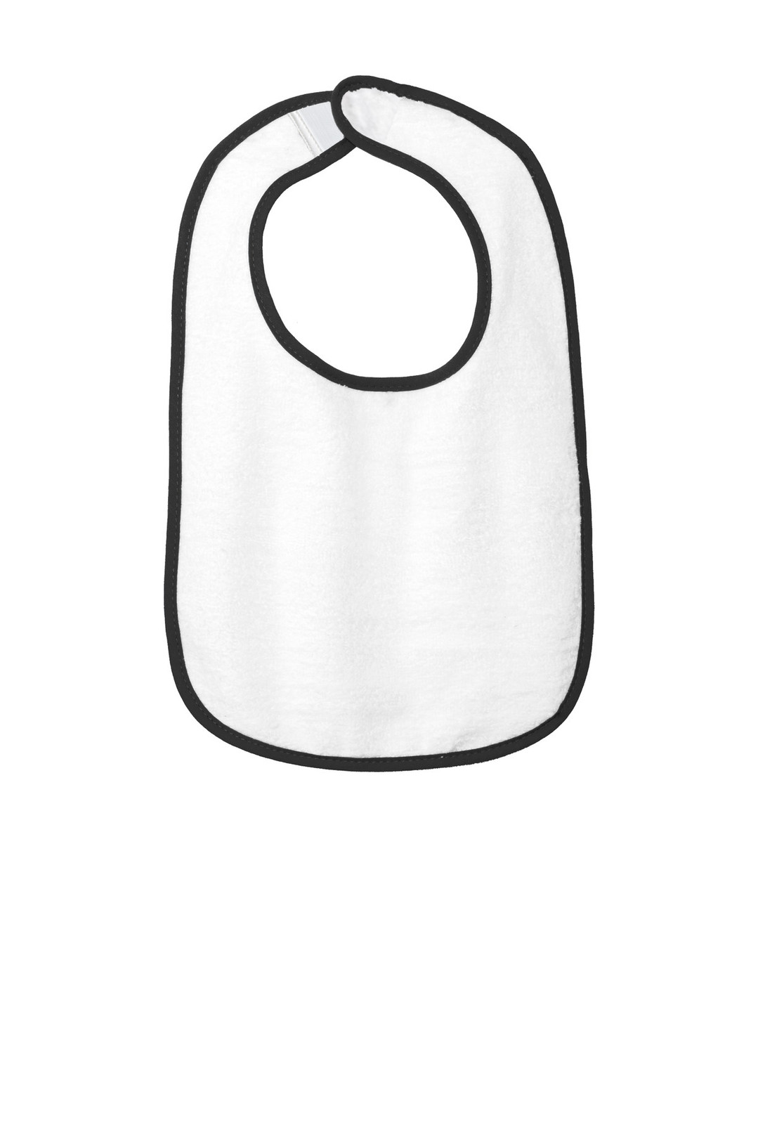 Rabbit-Skins---Infant-Contrast-Trim-Terry-Bib.-RS1003-1
