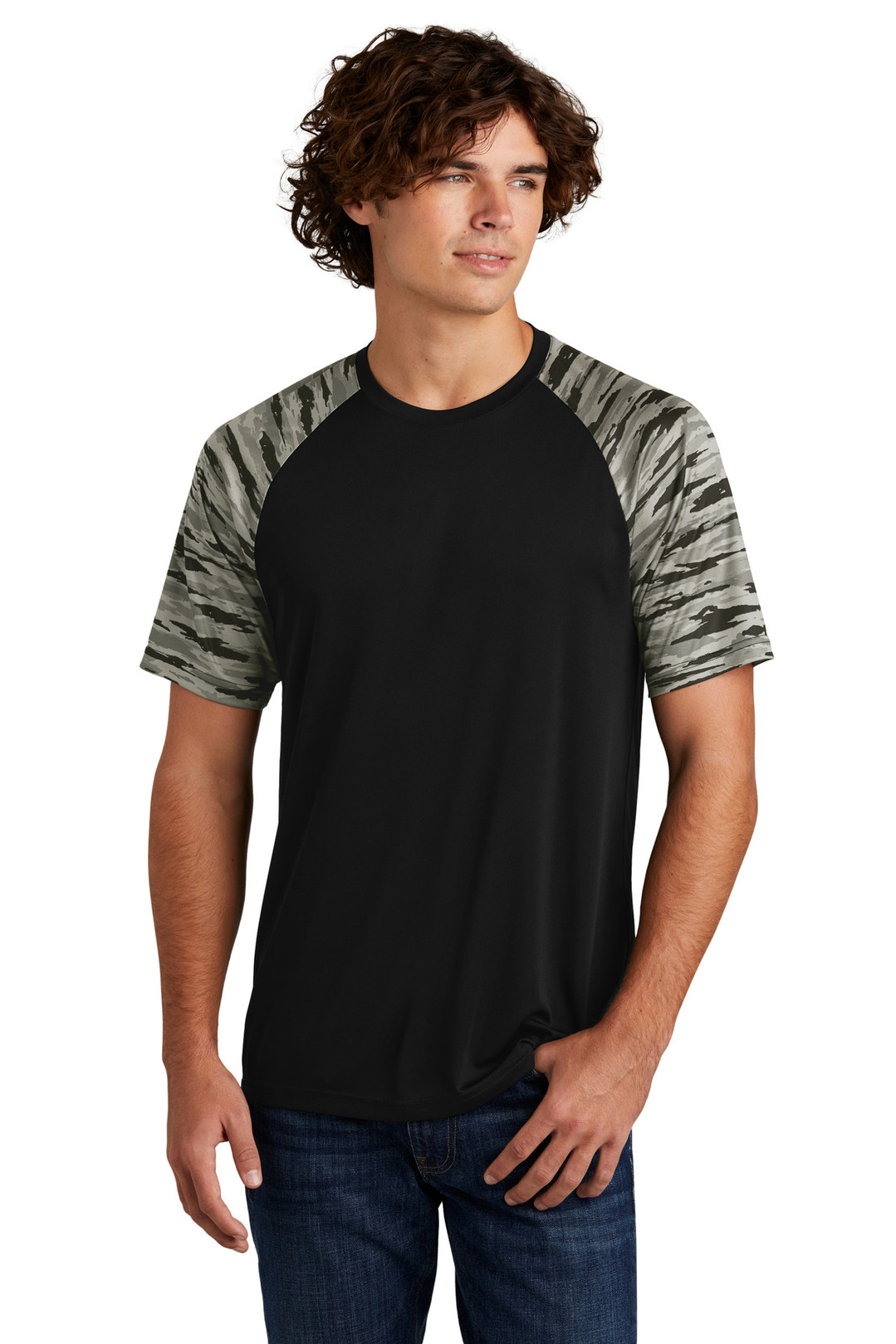 Tek-®--Drift-Camo-Colorblock-Tee-ST376-1