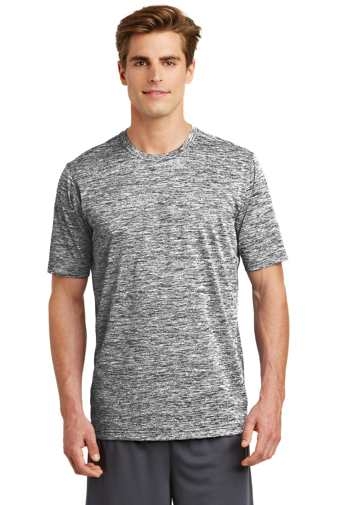 Tek-®--PosiCharge-®--Electric-Heather-Tee.-ST390-1