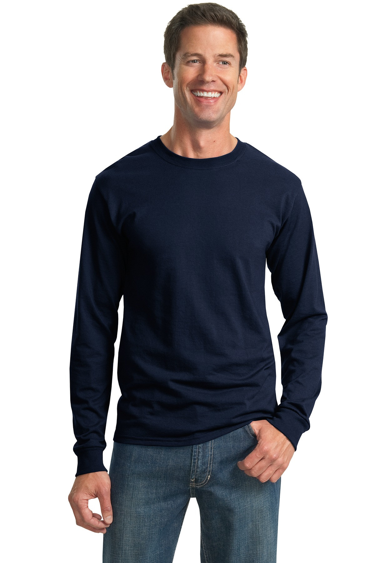 Dri-Power-®--50/50-Cotton/Poly-Long-Sleeve-T-Shirt.--29LS-1