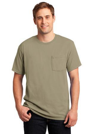 Jerzees ®  -  Dri-Power ®  50/50 Cotton/Poly Pocket T-Shirt.  29MP