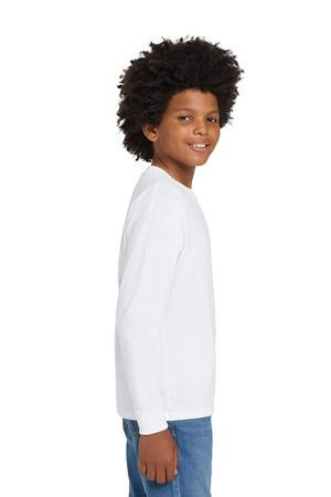 Gildan ®  Youth Heavy Cotton ™  100% Cotton Long Sleeve T-Shirt. 5400B