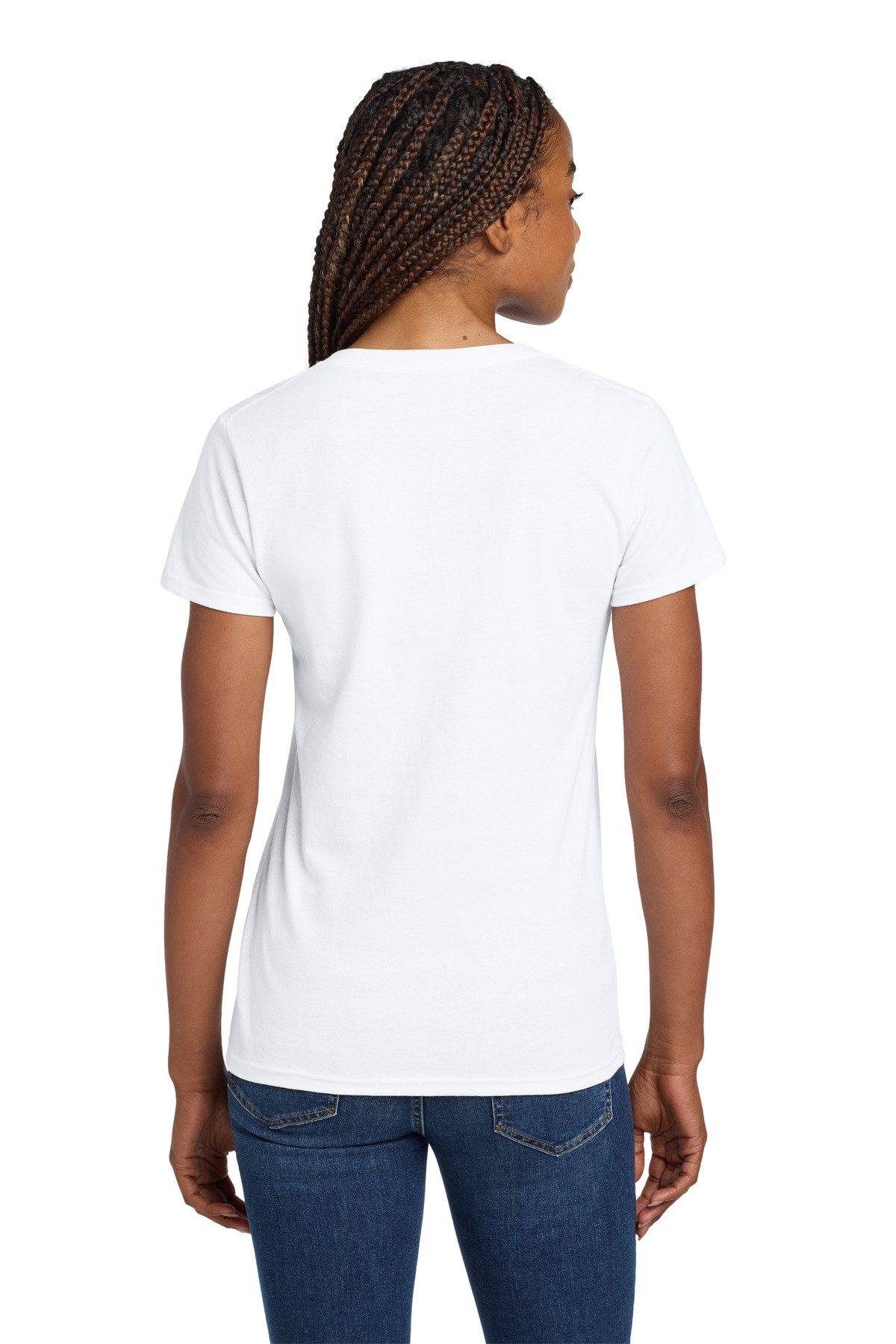 Gildan-®--Women's-Heavy-Cotton-™--100%-Cotton-V-Neck-T-Shirt.-5V00L-24