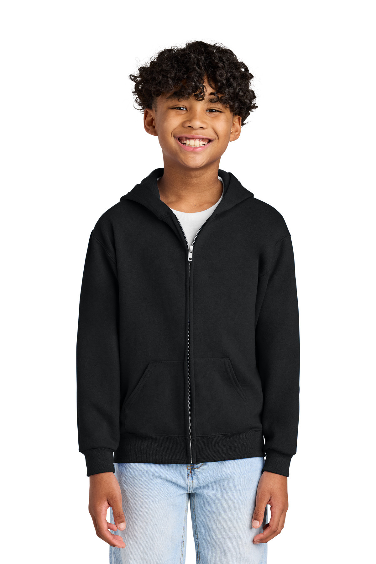 Jerzees-®----Youth-NuBlend-®--Full-Zip-Hooded-Sweatshirt.--993B-5