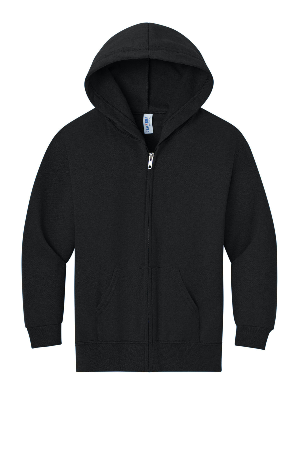 Jerzees-®----Youth-NuBlend-®--Full-Zip-Hooded-Sweatshirt.--993B-7