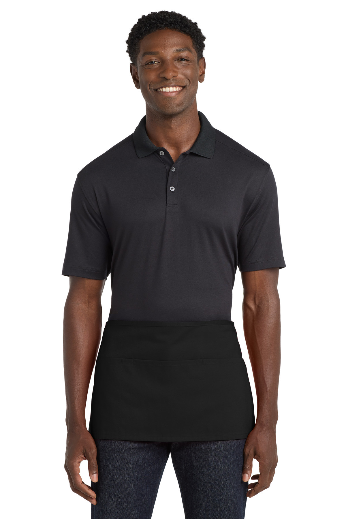 Port-Authority-®--Waist-Apron-with-Pockets.--A515-3