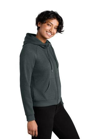Allmade ®  Women's Organic CVC Fleece Full-Zip Hoodie AL5003