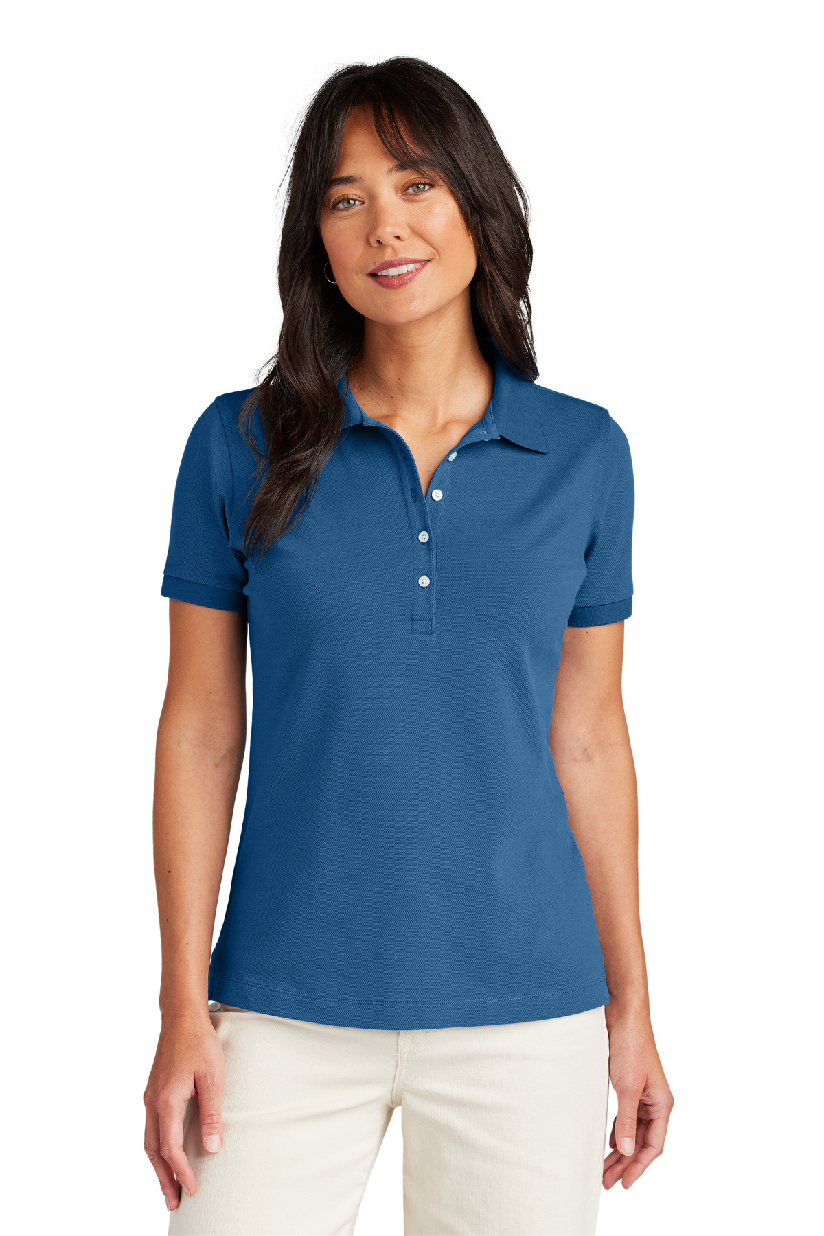 Brooks-Brothers-®--Women's-Pima-Cotton-Pique-Polo-BB18201-1
