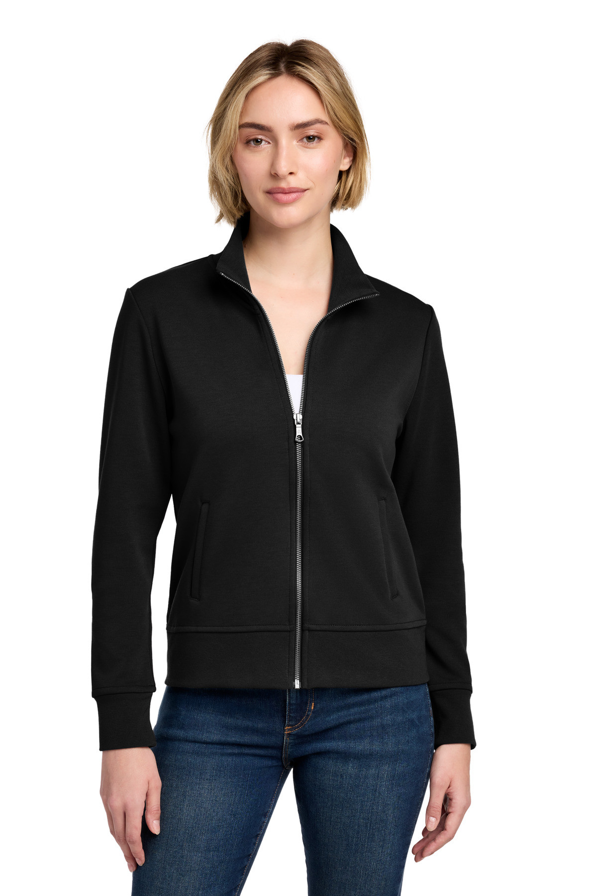 Brooks-Brothers-®--Women's-Double-Knit-Full-Zip-BB18211-49