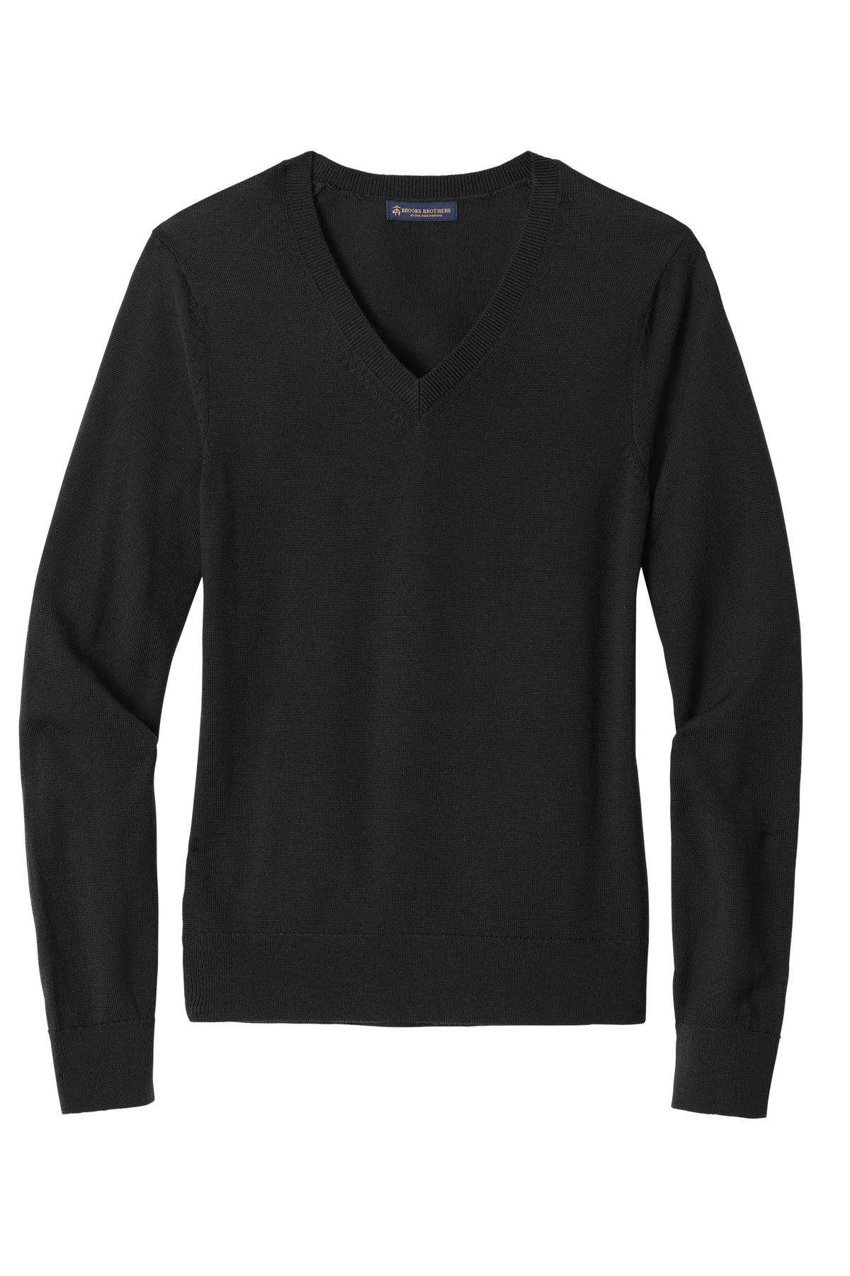 Brooks-Brothers-®--Women's-Washable-Merino-V-Neck-Sweater-BB18411-26
