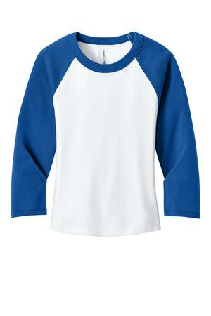 BELLA+CANVAS ®  Women's Micro Rib 3/4 Raglan Baby Tee BC1200